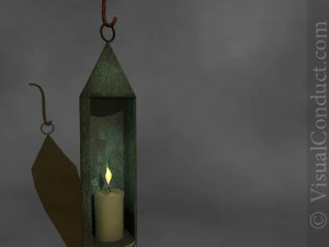 lanterna medievale Modello 3D