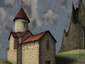 church medieval 3Dモデル