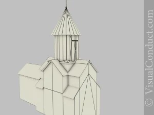 church medieval 3D Model