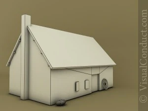 medieval farmhouse 2 3D Model
