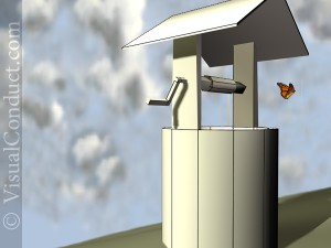old well 3D मॉडल