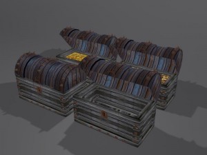 medieval chest 3D Model