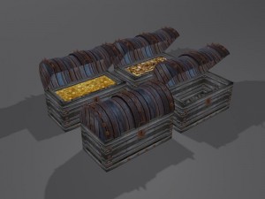 medieval chest 3D Model