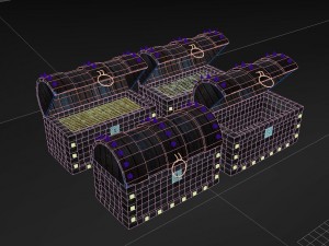medieval chest 3D Model
