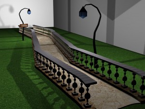 marble trail 3D Model
