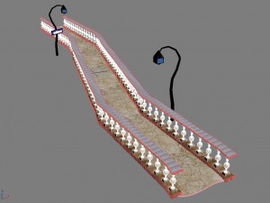 marble trail 3D Model