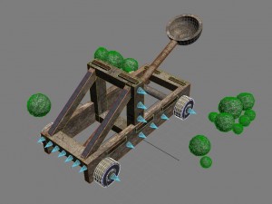 catapult 3D मॉडल