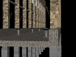 medieval bridge 3D Model