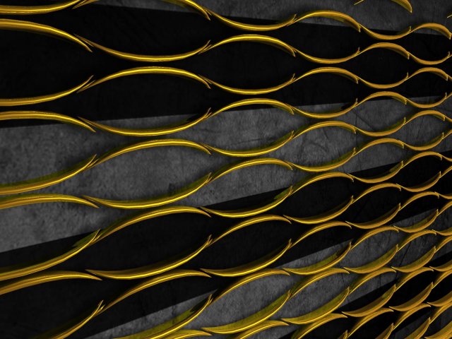 gold wall pannel Modello 3D .c4d .max .obj .3ds .fbx .stl .blend 