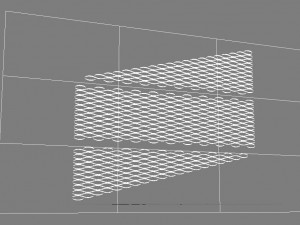 gold wall pannel Modello 3D