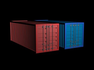 container 3D मॉडल