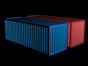 container 3D मॉडल