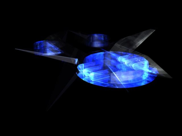 spaceship 3D 模型 .c4d .max .obj .3ds .fbx .stl .blend 