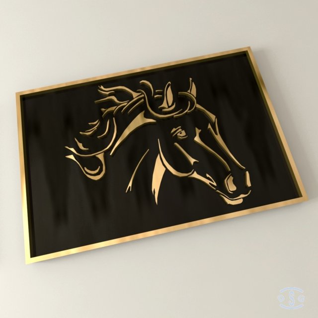 horse 3d 3D 프린트 모델 .c4d .max .obj .3ds .fbx .stl .blend 