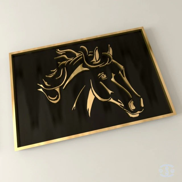 horse 3d 3D Print Model .c4d .max .obj .3ds .fbx .stl .blend 