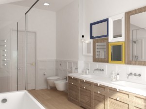 bathroom for boy 3D 모델