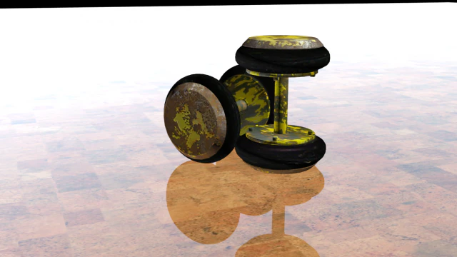 dumbbell 3D Model .c4d .max .obj .3ds .fbx .stl .blend 
