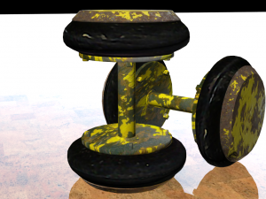 dumbbell 3D 모델