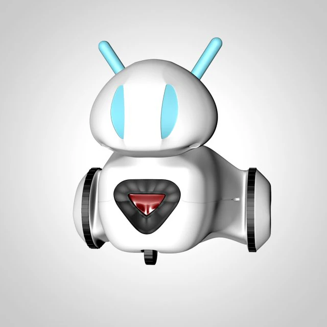 educational robot 3D Model .c4d .max .obj .3ds .fbx .stl .blend 
