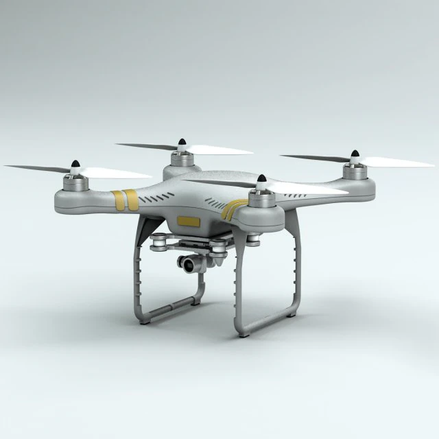 dji phantom 3 camera drone 3D Model .c4d .max .obj .3ds .fbx .stl .blend