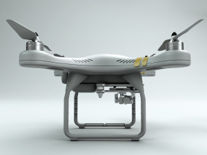 dji phantom 3 camera drone 3D 모델