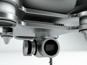 dji phantom 3 camera drone 3D 모델