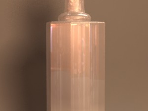 glass bottle 3D 模型