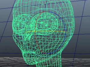 외계인 머리 3D 모델