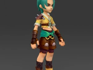 quality fantasy character collection 3D Model