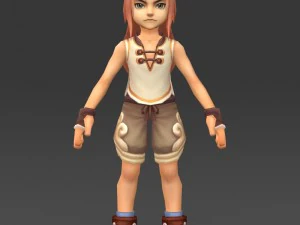 quality fantasy character collection 3D Model