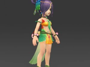 quality fantasy character collection 3D Model