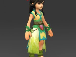 quality fantasy character collection 3D Model
