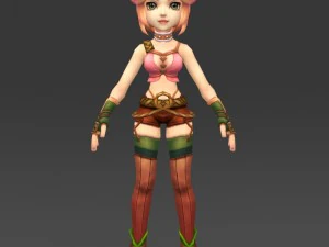 quality fantasy character collection 3D Model