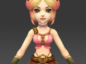 quality fantasy character collection 3D Model