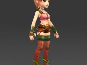 quality fantasy character collection 3D Model