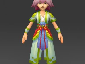 quality fantasy character collection 3D Model