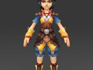 quality fantasy character collection 3D Model