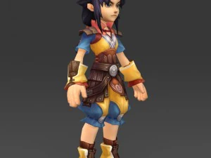 quality fantasy character collection 3D Model