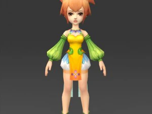 quality fantasy character collection 3D Model