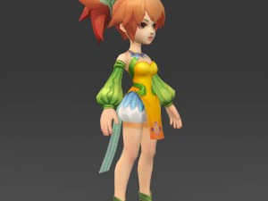 quality fantasy character collection 3D Model