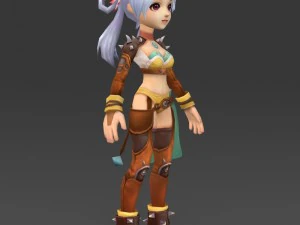 quality fantasy character collection 3D Model