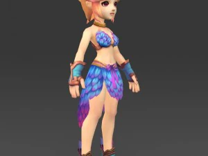 quality fantasy character collection 3D Model