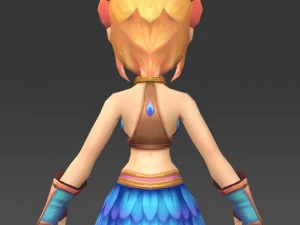 quality fantasy character collection 3D Model