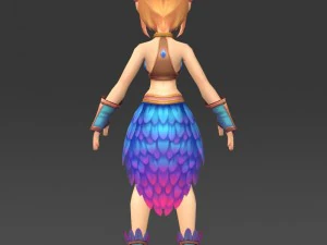 quality fantasy character collection 3D Model