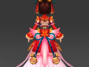quality fantasy character collection 3D Model