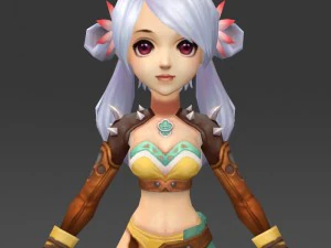 quality fantasy character collection 3D Model