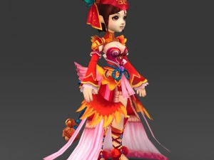 quality fantasy character collection 3D Model