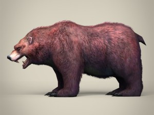 game ready realistic bear Model 3D