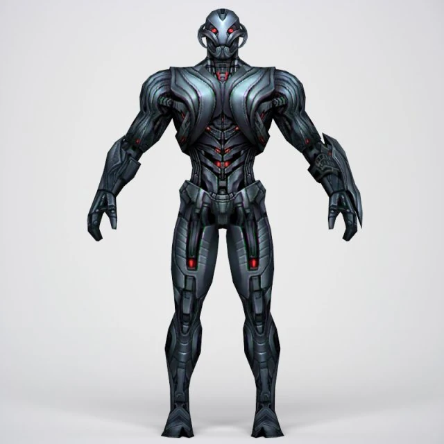 game ready superhero ultron 3D Model .c4d .max .obj .3ds .fbx .stl .blend 