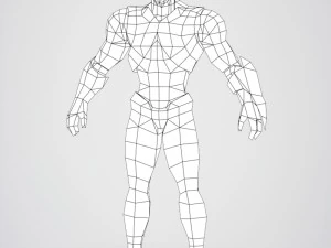 game ready superhero ultron 3D Model